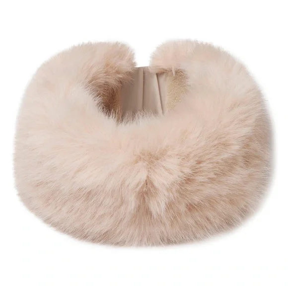 Naked Wardrobe Faux Fur Plush Headband - Picture 4 of 17